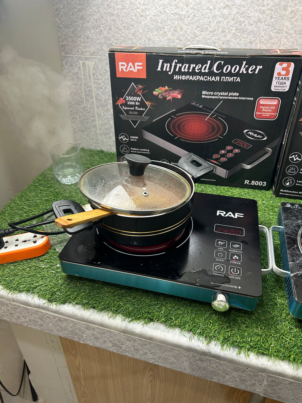 RAF Infrared Cooker & Hot Plate– Burner Control – 3500W