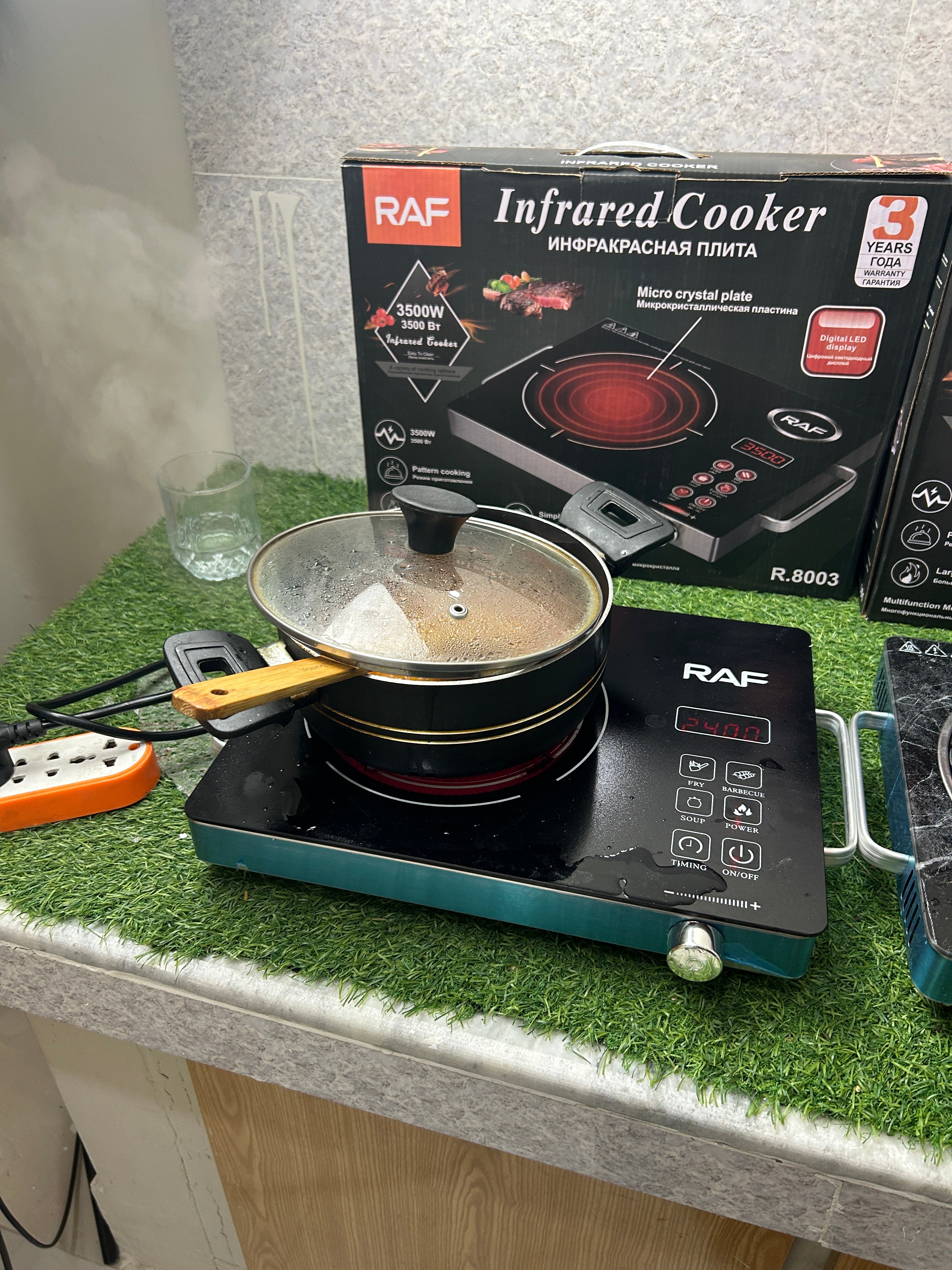 RAF Infrared Cooker & Hot Plate– Burner Control – 3500W