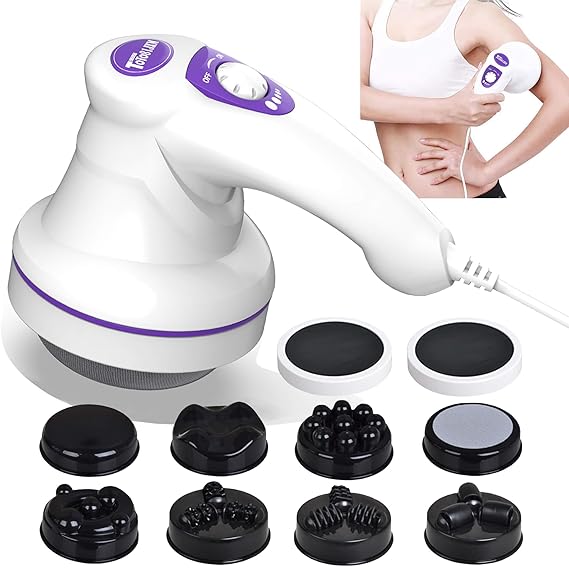 MANIPOL Portable Body Massager – Electric Handheld Pain Relief Machine for Full Body Blood Circulation | Neck, Shoulder, Waist, Arm, Hip, Thigh & Calf Massage (Imported)